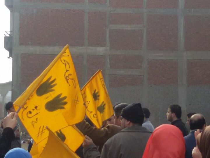 المنزلة تبدأ فعاليات 25 يناير بوقفة صباحية